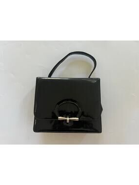 Nicholas Reich Vintage Black Patent Leather Purse